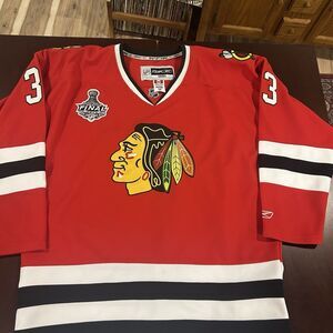 Chicago Blackhawks 2010 Stanley Cup Reebok NHL Jersey #33 Byfuglien Size 54